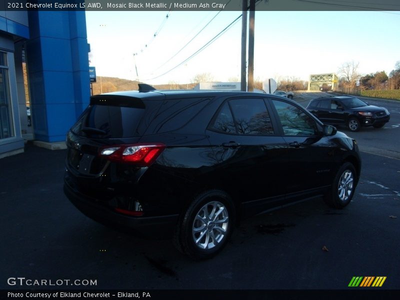 Mosaic Black Metallic / Medium Ash Gray 2021 Chevrolet Equinox LS AWD