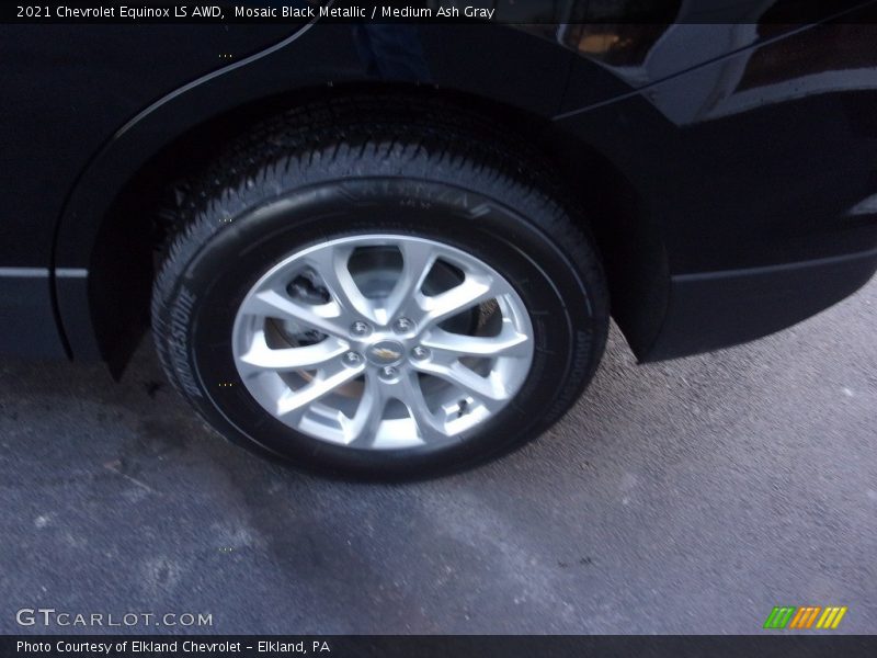 Mosaic Black Metallic / Medium Ash Gray 2021 Chevrolet Equinox LS AWD
