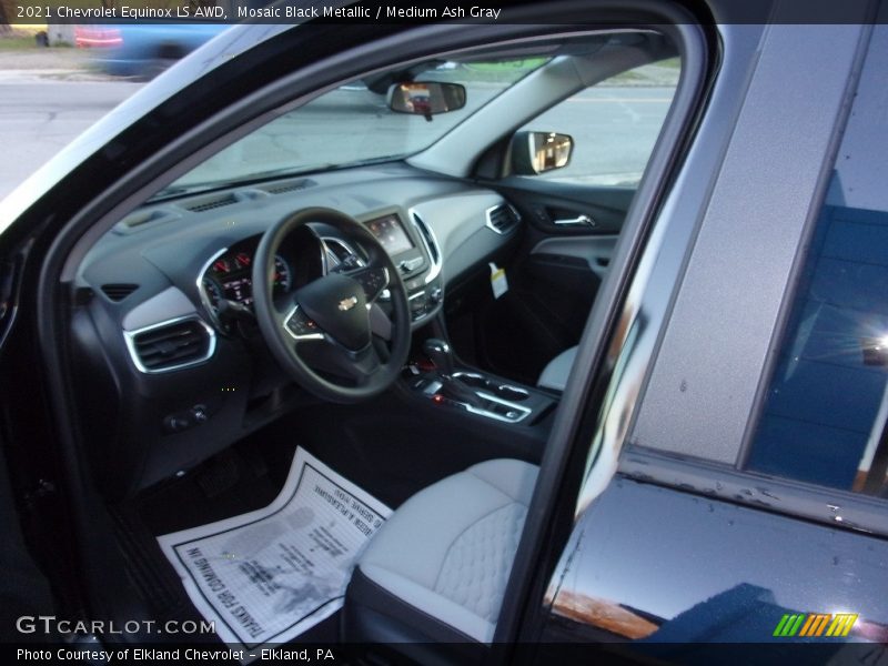 Mosaic Black Metallic / Medium Ash Gray 2021 Chevrolet Equinox LS AWD