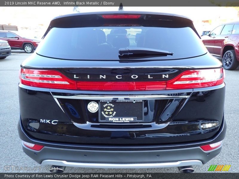 Infinite Black Metallic / Ebony 2019 Lincoln MKC Reserve AWD