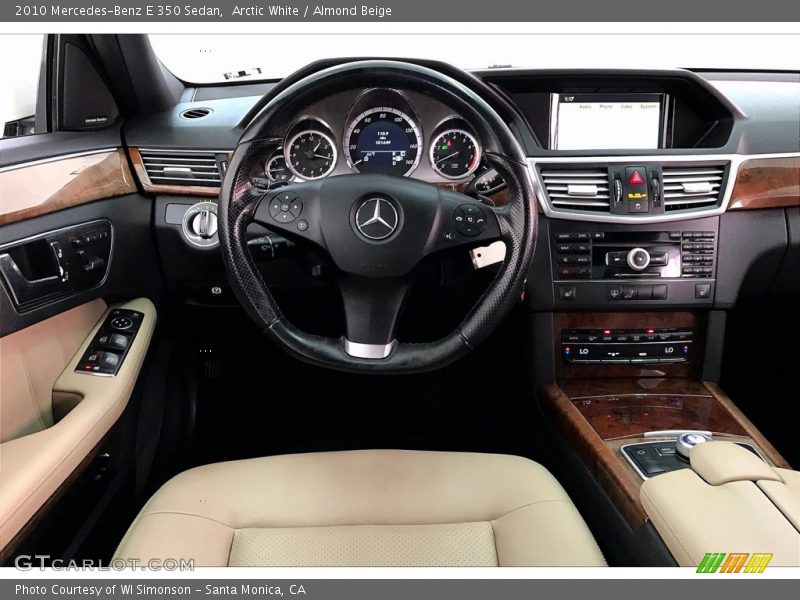 Arctic White / Almond Beige 2010 Mercedes-Benz E 350 Sedan