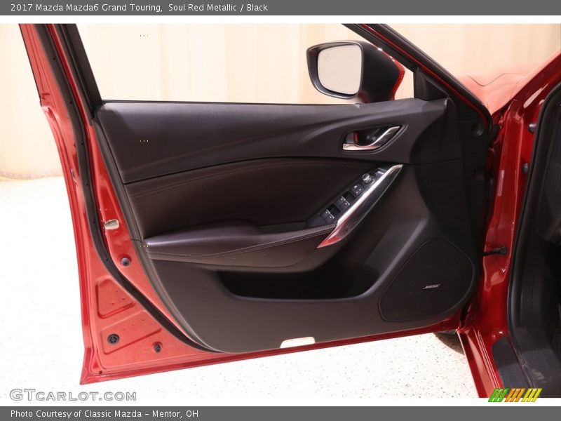 Soul Red Metallic / Black 2017 Mazda Mazda6 Grand Touring