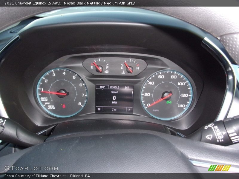 Mosaic Black Metallic / Medium Ash Gray 2021 Chevrolet Equinox LS AWD