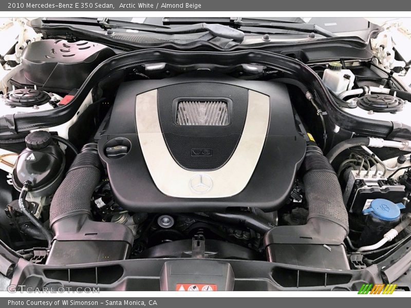 Arctic White / Almond Beige 2010 Mercedes-Benz E 350 Sedan