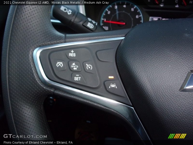 Mosaic Black Metallic / Medium Ash Gray 2021 Chevrolet Equinox LS AWD