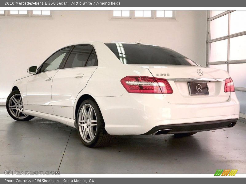 Arctic White / Almond Beige 2010 Mercedes-Benz E 350 Sedan