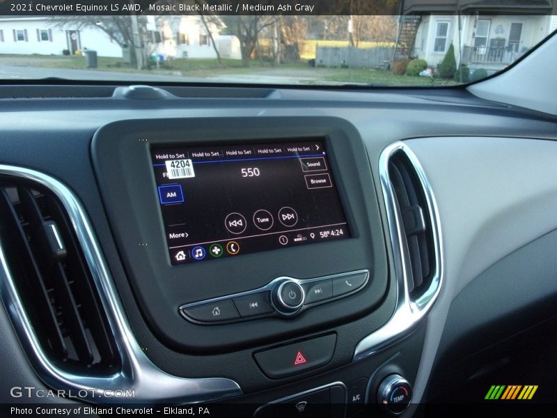 Mosaic Black Metallic / Medium Ash Gray 2021 Chevrolet Equinox LS AWD