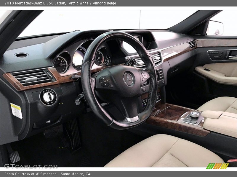 Arctic White / Almond Beige 2010 Mercedes-Benz E 350 Sedan