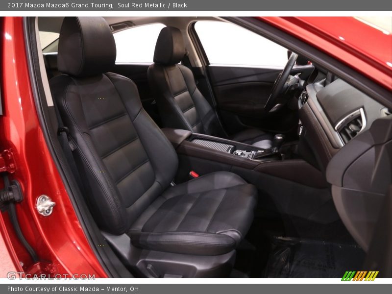 Soul Red Metallic / Black 2017 Mazda Mazda6 Grand Touring