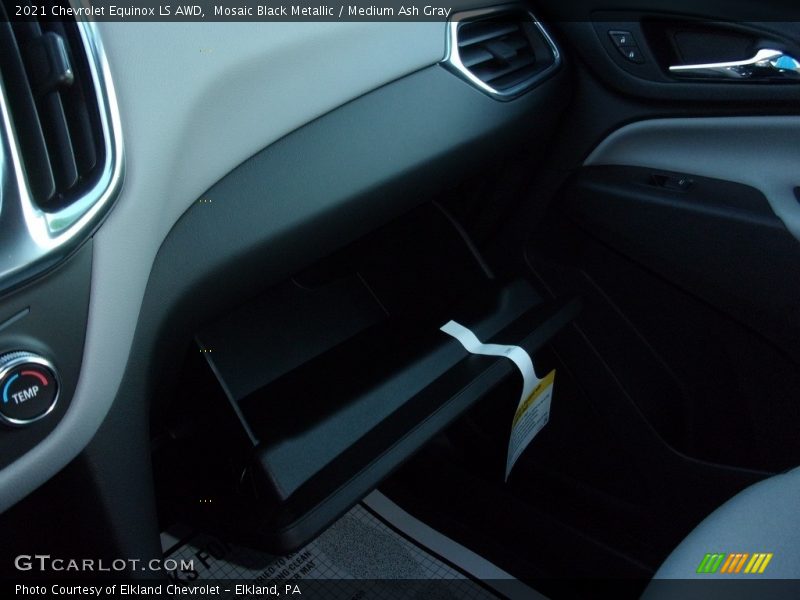 Mosaic Black Metallic / Medium Ash Gray 2021 Chevrolet Equinox LS AWD