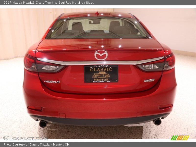 Soul Red Metallic / Black 2017 Mazda Mazda6 Grand Touring
