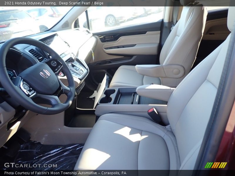 Front Seat of 2021 Odyssey Touring