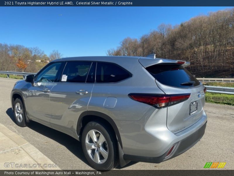 Celestial Silver Metallic / Graphite 2021 Toyota Highlander Hybrid LE AWD