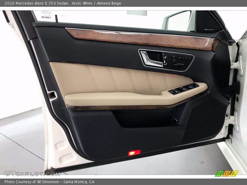 Arctic White / Almond Beige 2010 Mercedes-Benz E 350 Sedan