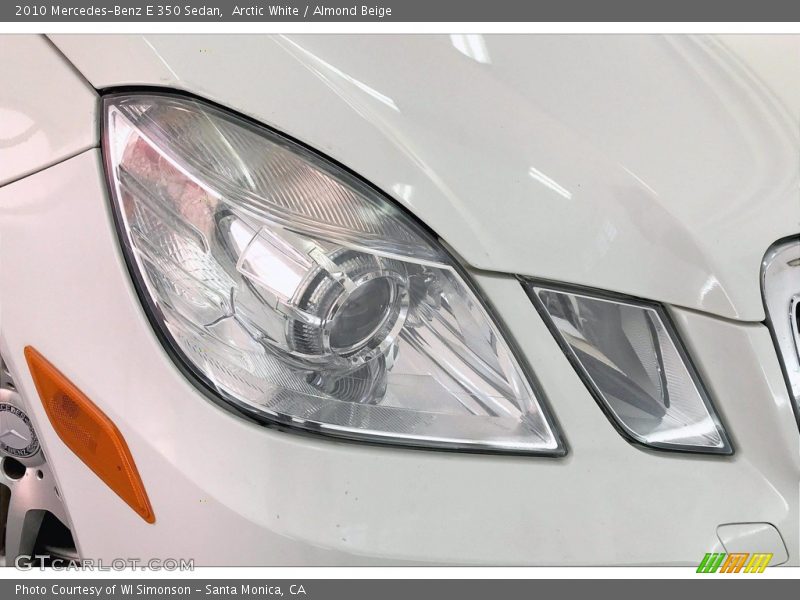 Arctic White / Almond Beige 2010 Mercedes-Benz E 350 Sedan