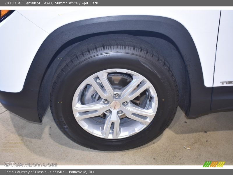 Summit White / ­Jet Black 2018 GMC Terrain SLE AWD