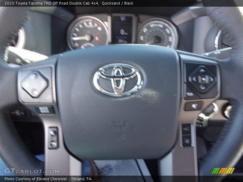 Quicksand / Black 2020 Toyota Tacoma TRD Off Road Double Cab 4x4