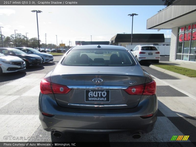 Graphite Shadow / Graphite 2017 Infiniti Q50 3.0t