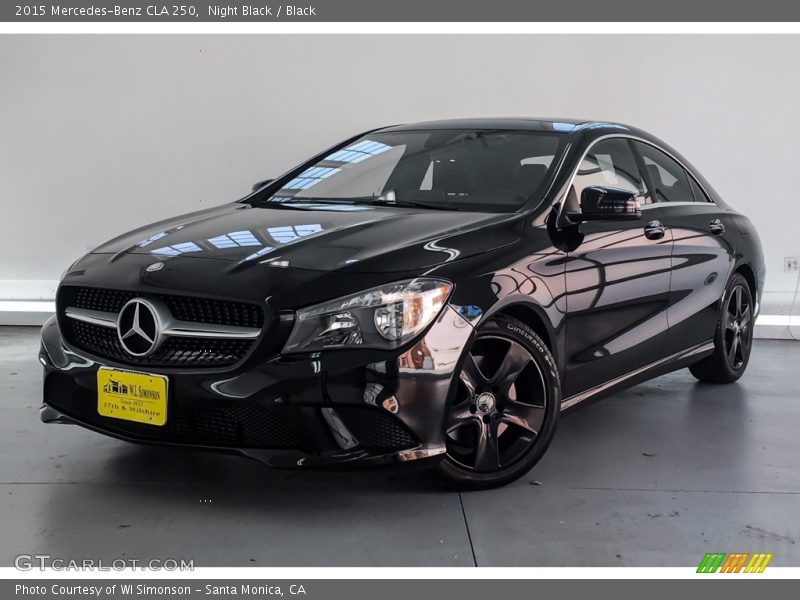 Night Black / Black 2015 Mercedes-Benz CLA 250