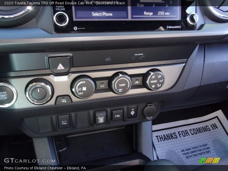 Quicksand / Black 2020 Toyota Tacoma TRD Off Road Double Cab 4x4