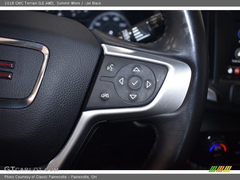 Summit White / ­Jet Black 2018 GMC Terrain SLE AWD
