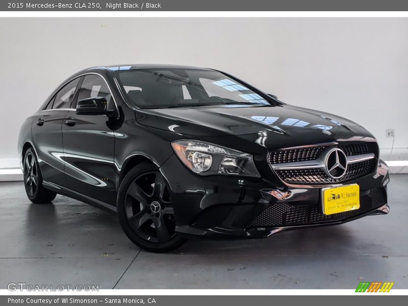 Night Black / Black 2015 Mercedes-Benz CLA 250