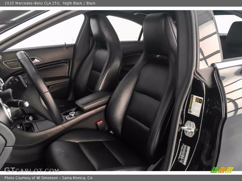 Night Black / Black 2015 Mercedes-Benz CLA 250
