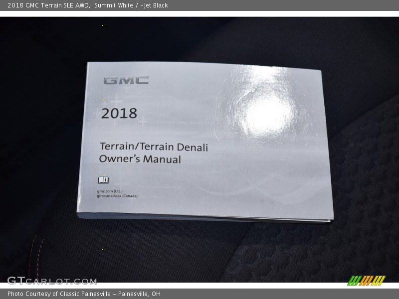 Summit White / ­Jet Black 2018 GMC Terrain SLE AWD