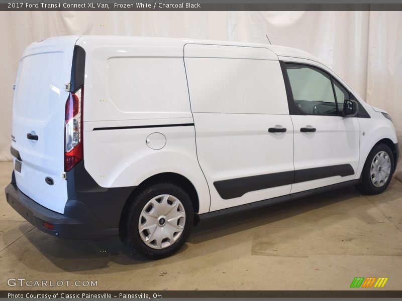 Frozen White / Charcoal Black 2017 Ford Transit Connect XL Van