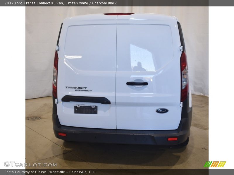 Frozen White / Charcoal Black 2017 Ford Transit Connect XL Van
