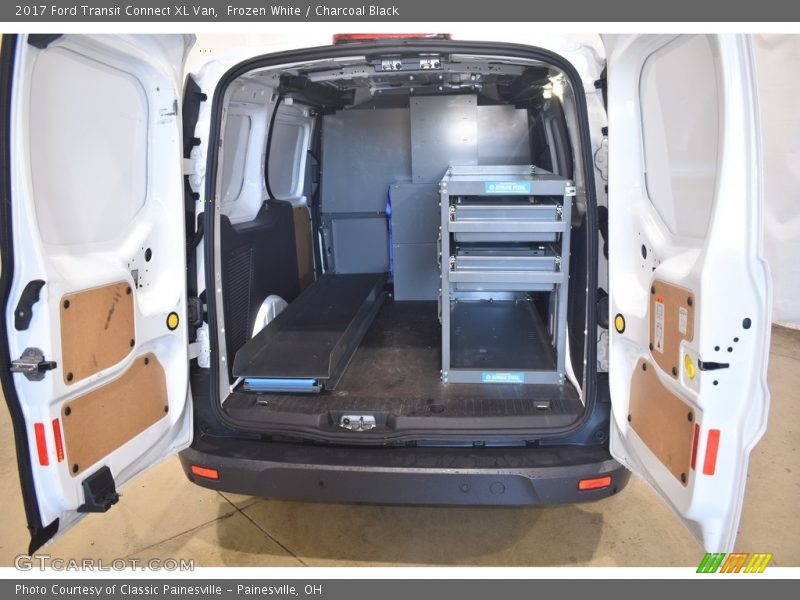 Frozen White / Charcoal Black 2017 Ford Transit Connect XL Van