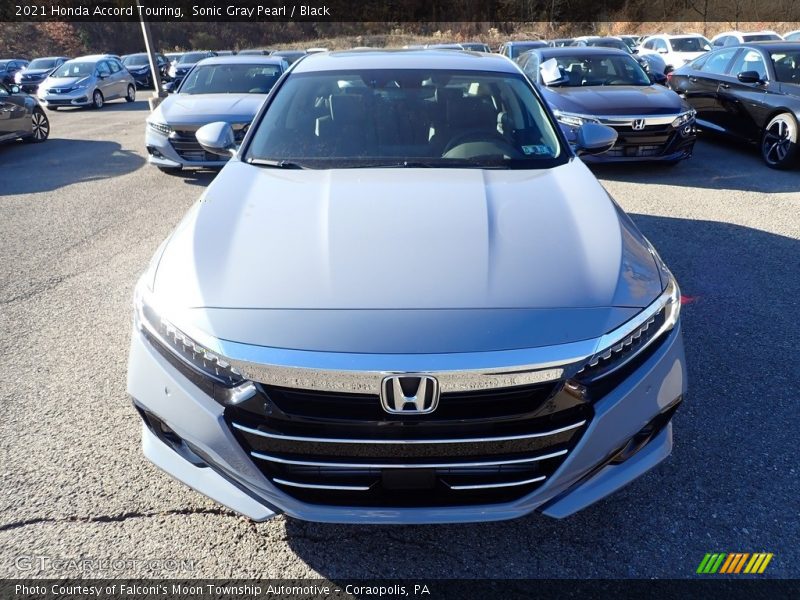 Sonic Gray Pearl / Black 2021 Honda Accord Touring