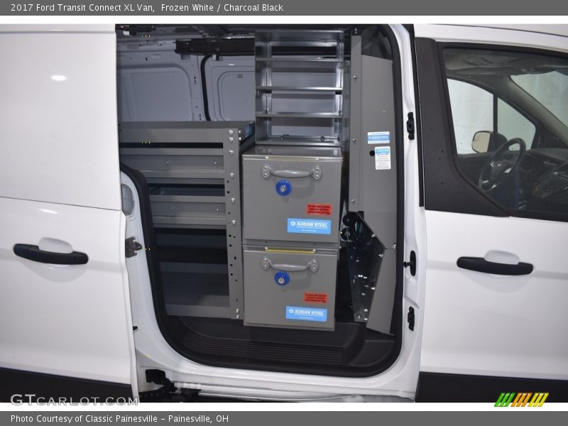 Frozen White / Charcoal Black 2017 Ford Transit Connect XL Van