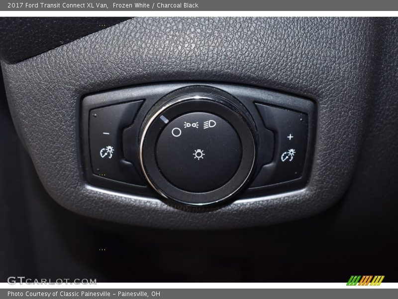 Frozen White / Charcoal Black 2017 Ford Transit Connect XL Van