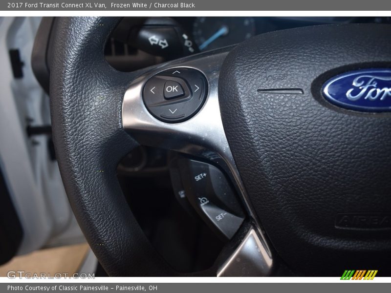 Frozen White / Charcoal Black 2017 Ford Transit Connect XL Van