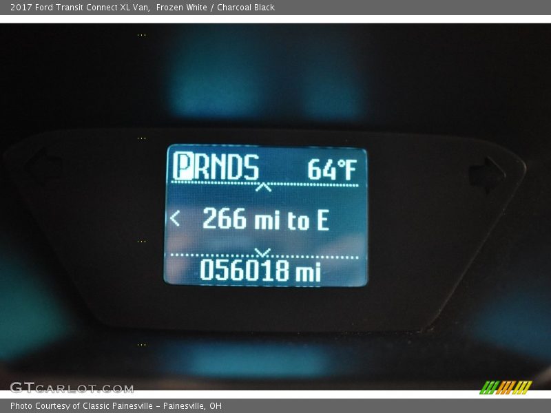 Frozen White / Charcoal Black 2017 Ford Transit Connect XL Van
