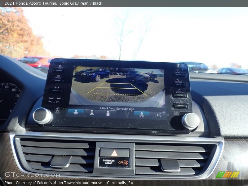 Sonic Gray Pearl / Black 2021 Honda Accord Touring