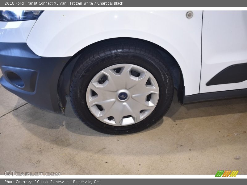Frozen White / Charcoal Black 2018 Ford Transit Connect XL Van