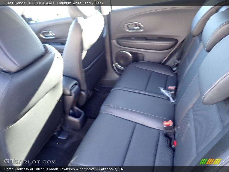 Platinum White Pearl / Black 2021 Honda HR-V EX-L AWD