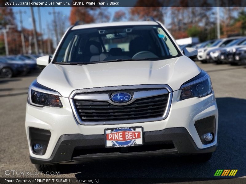 Crystal White Pearl / Black 2021 Subaru Forester 2.5i Premium