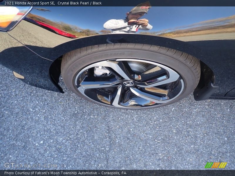 Crystal Black Pearl / Black 2021 Honda Accord Sport SE