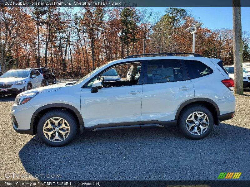 Crystal White Pearl / Black 2021 Subaru Forester 2.5i Premium