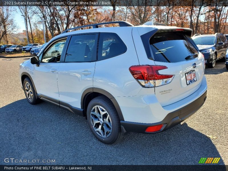 Crystal White Pearl / Black 2021 Subaru Forester 2.5i Premium