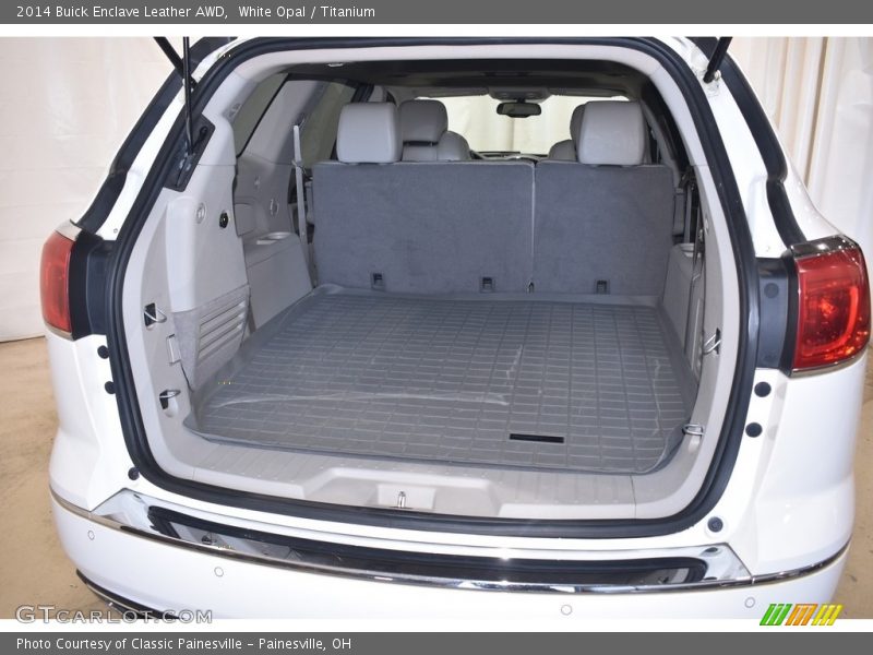 White Opal / Titanium 2014 Buick Enclave Leather AWD