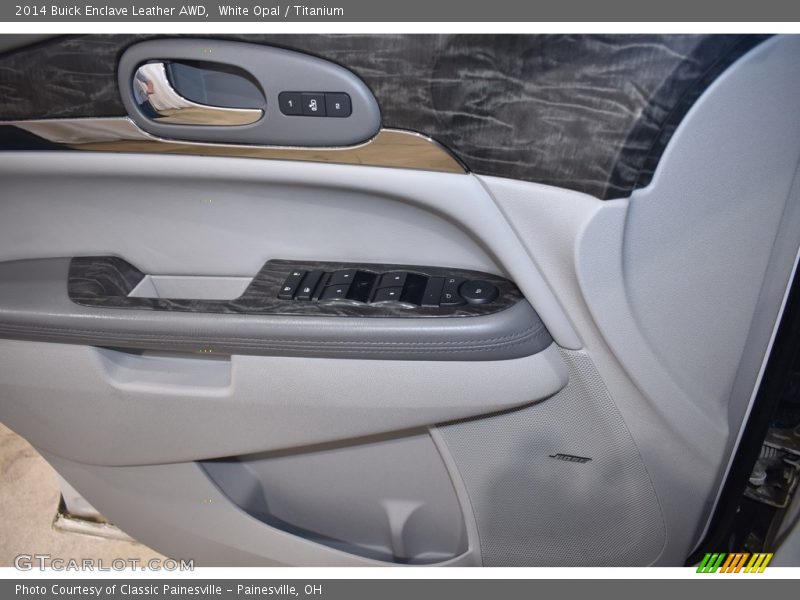 White Opal / Titanium 2014 Buick Enclave Leather AWD