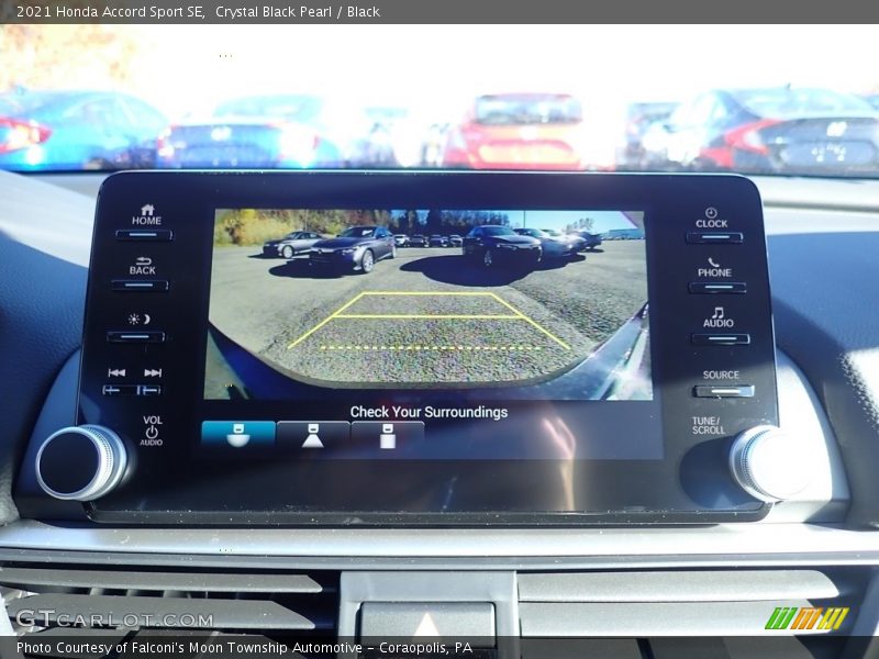 Crystal Black Pearl / Black 2021 Honda Accord Sport SE