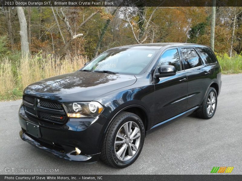 Brilliant Black Crystal Pearl / Black 2013 Dodge Durango SXT