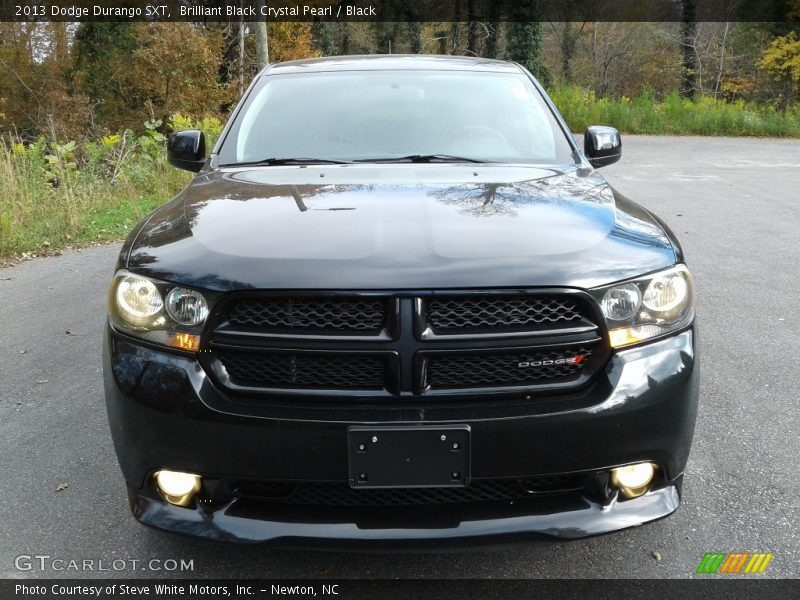 Brilliant Black Crystal Pearl / Black 2013 Dodge Durango SXT