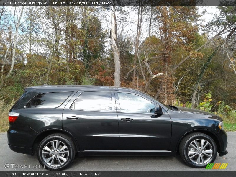 Brilliant Black Crystal Pearl / Black 2013 Dodge Durango SXT