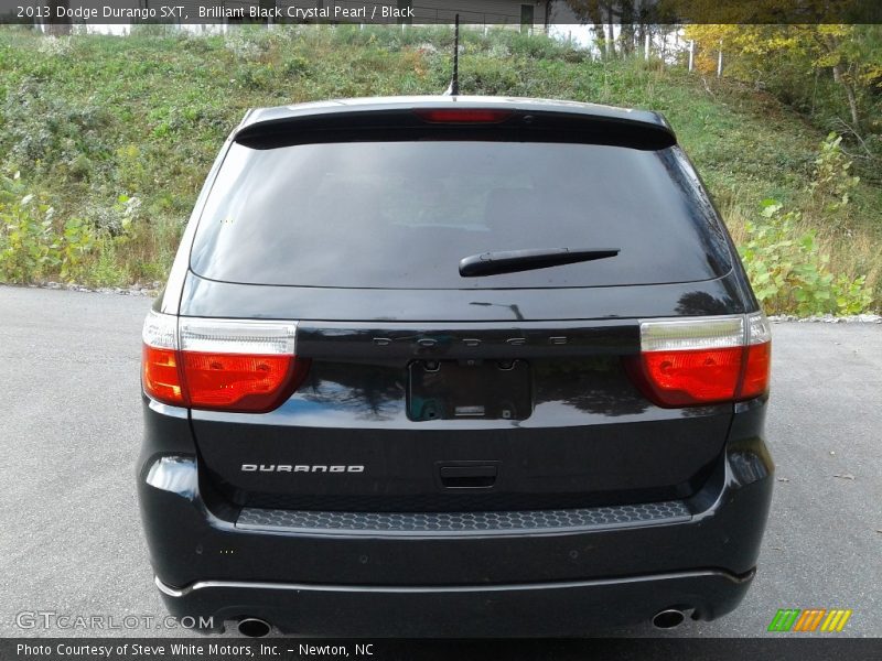 Brilliant Black Crystal Pearl / Black 2013 Dodge Durango SXT